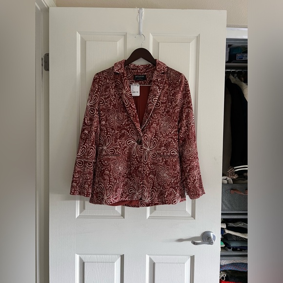 NWT - Free People Velvet Blazer + Pants Suit Set. Size XS - Picture 6 of 16